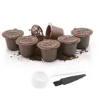 4pcs Refillable Reusable Coffee Filter Capsules Pods For Nespresso Best V6F3