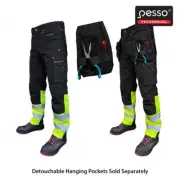 Work Trousers Canvas Pesso 3MTM ScotchliteTM Reflective Material Canvas
