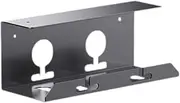 under Desk Wire Organizing Shelf Cable Raceway Easy to Install Rustproof Wire Organizer Power Socket Cord Shelf for Kitchen, Small