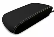 Console Lid Pull Over Cover Leather for Toyota 4Runner 2010-2019 Beige Stitch