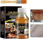 Headliner Glue Adhesive for Cars,100g Automotive Headliner Glue | Strong Adhesive with Brush, Inside Repair for Leather Polyester Sponge Canvas