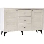 Buffet Sideboard 3 Drawers 2 Doors Cabinet Cupboard Hallway Table