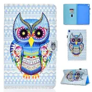 Case For Samsung Galaxy Tab S5e 10.5 inch 2019 Pattern Cover With Auto Sleep/Wake Function Colourful Owls