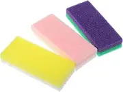 BELLIFFY 3pcs Dual Sided Pumice Stone for Feet and Hands Callus Remover and Exfoliator for Bath Use Dead Skin Removal Convenient Foot Care Tool
