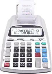 Printing Calculator Adding Machine 10 Key- Paper Roll Print Out-Business Finance