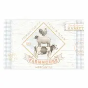 Lang Rubber Backed Floor Mat Rectangle Farmhouse