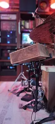 Custom Black Walnut and Birch 3 Zone Cajon Tom-Tom Tablet