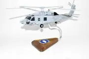 MH-60R, HSM-75 Wolf Pack, 16" Mahogany Scale Model