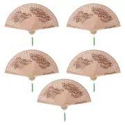 Sandalwood Folding Fan,Chinese Hand Fan in Retro , Foldable Hand Fan for5972