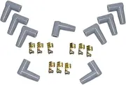 Muzhen Store 9 pcs/Compatible with HEI Style Distributor caps Spark Plug Wire Male Rubber Boots Terminals Ends Connector Set PQY-SSC03
