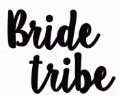 10 Bride Tribe Hens Temporary Tattoos Black Temporary Tattoos