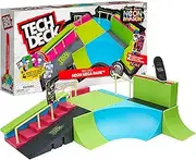 Tech Deck, Neon Mega Park X-Connect Creator, Glow-in-The-Dark Customisable Ramp Set with Two Fingerboards, Kids’ Toy for Boys and Girls Ages 6 and up