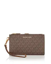 Michael Michael Kors Signature Print Wristlet Wallet