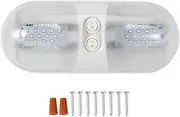 12V 800lm LED Oval Ceiling Dome Roof Light Ideal for Car RV Trailer Boat