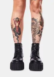 [Lamoda] Infinite Nights Lace Up Boots