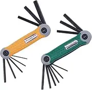 MichaelPro MP001007 Folding Hex Key Allen Wrench Set with SAE and Metric in 17 Sizes, 2 Pack – Durable & Industrial Grade Tool