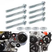 12pc Engine Stand Bolt Flange Kit For LSX LS LS1 4.8L 5.3L 6.0L 6.2L LR4 LQ4 LS6
