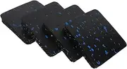 Fitness Equipment Leveling Pads 4pcs Anti-Shock Mats Treadmill Floor Pad Noise-canceling Non-Slip for Home Gym