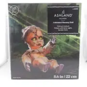 Ashland Halloween Animated Mummy Doll 8.6" Tantrum Feature W/ Lights Sound NIB