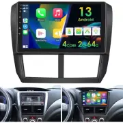 For Subaru Forester 2008-2012 9"Android 13 Carplay Car Stereo GPS Navi Radio 64G