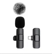 Lavalier Microphone Wireless Audio Video Recording Mini Mic For Android-iPhone