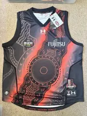 Essendon Bombers 2022 Indigenous Guernsey Genuine Under Armour Size 2XL