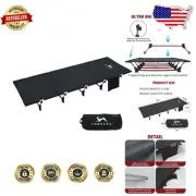 Ultralight Camping Cot with Quick Set-Up - Lightweight Folding Bed for Travel