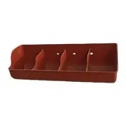 Pig Trough Farm Animal Supplies Water Drinker Feeding 4 Slot Fodder Slot