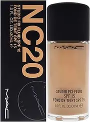 MAC Studio Fix Fluid SPF15 Foundation, #NC20, 30 ml