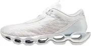 Mizuno Damen Wave Prophecy 12 Laufschuhe, Weiß/Silber