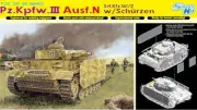 Dragon 6474 1:35 Pz.Kpfw.III Ausf.N with Schurzen/SchÃƒÂ¼rzen