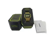 Casio Vintage Mens Gold Black Wrist Watch New
