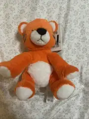 Carter's Tiger 67054 Orange White Plush Baby Rattle Lovey Just One You 6" NWT