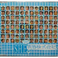 在飛比找蝦皮購物優惠-華語唱片-VCD-S.H.E-青春株式會社 she