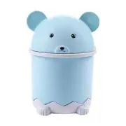 Desk Trash Can Cute Compact Waste Garbage Bin for Counter Household Tabletop