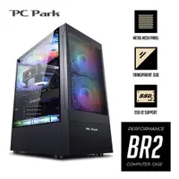 在飛比找松果購物優惠-PC Park PC Park BR2 黑/ 電腦機殼 (7