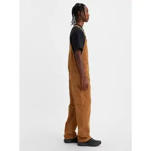 【吊帶褲29-44腰】美國Levis Mens Overall 黑灰色 黃土重磅 連身褲 寬鬆版 直筒褲 牛仔褲 工作褲