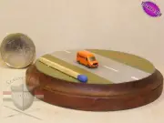 Mercedes Sprinter T-scale 1:450 vehicle Hand-painted Metal Model