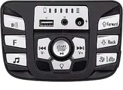 12V Children's Electric car Multifunctional PCB Black and White Center Panel, Printed Circuit Board Control Entertainment Operating System Power Wheel Accessories Replacement Parts