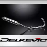 Kawasaki Ninja 400 18-23 Complete Exhaust 2-1 18" Oval Stainless Muffler