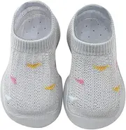 [Generic] Kids Socks Non Slip Shoes Toddler Breathable Mesh The Floor Socks Non Slip Prewalker Shoes Shoe for Boys Size 4
