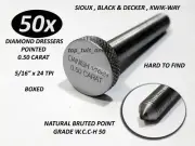 50x SIOUX,BLACK & DECKER VALVE SEAT WHEEL DIAMOND DRESSER 5/16"x 2" 24 TPI