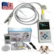 1.8" LCD screen Veterinary Vet Animal Spo2 pulse oximeter Monitor PC software,US