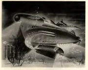 When Super Submarines seek Lost Atlantis [retro futurism] : Arthur Radebaugh