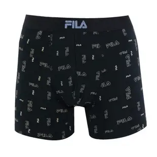 FILA 莫代爾經典Logo平口褲 M~XL 透氣乾爽 立體剪裁 高彈力 男內褲 四角褲 平口褲 內褲【愛買】