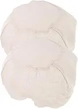 ORFOFE 2pcs Reusable Bread Basket Cloth Covers for Baking Soft Proofing Liners Storage Basket Covers for Artisan Bread Baking Supplies