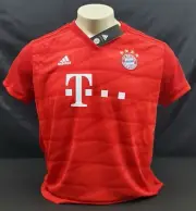 Adidas Womens FC Bayern Munich Home Jersey, Red/White, Size XL