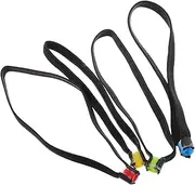 4PCS Elastic Line Spooler Fishing Tackle Tool Beginner Friendly Line Management Secure Threading Tool for Anglers for Fly Fishing Survival Kits