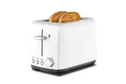 Kambrook Perfect Fit Wide Slot 2 Slice Toaster - White (KTA120WHT)