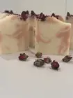 Handmade Tallow Goats Milk Soap Roses All Natural Organic